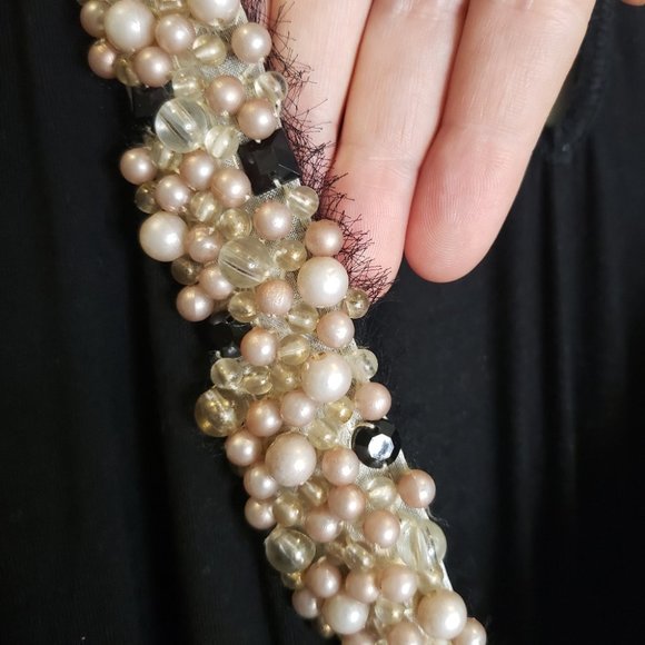 T-Bags Los Angeles Maxi Dress Black Long Sleeve Plunging Vneck Plus Size 1X - Picture 7 of 10